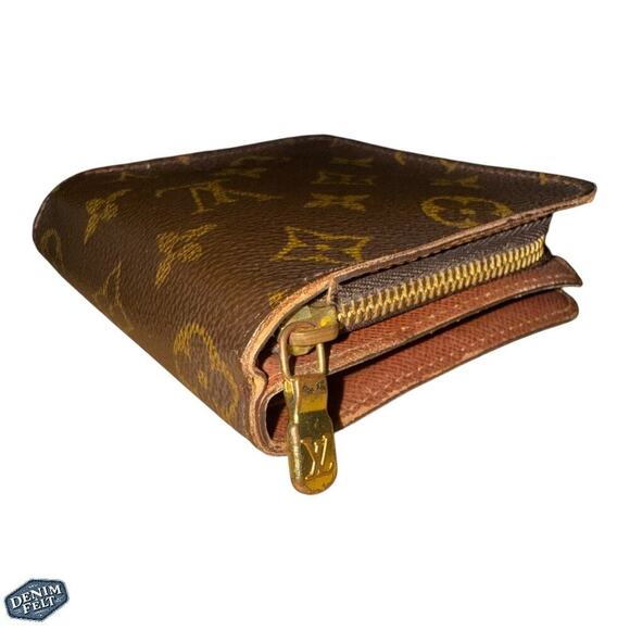Louis Vuitton Vintage Monogram Canvas Leather Compact Snap Wallet - Picture 7 of 16